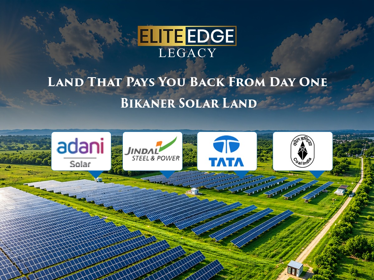 Land That Already Earns ₹25 Lakhs a Year: BIKANER SOLAR LAND