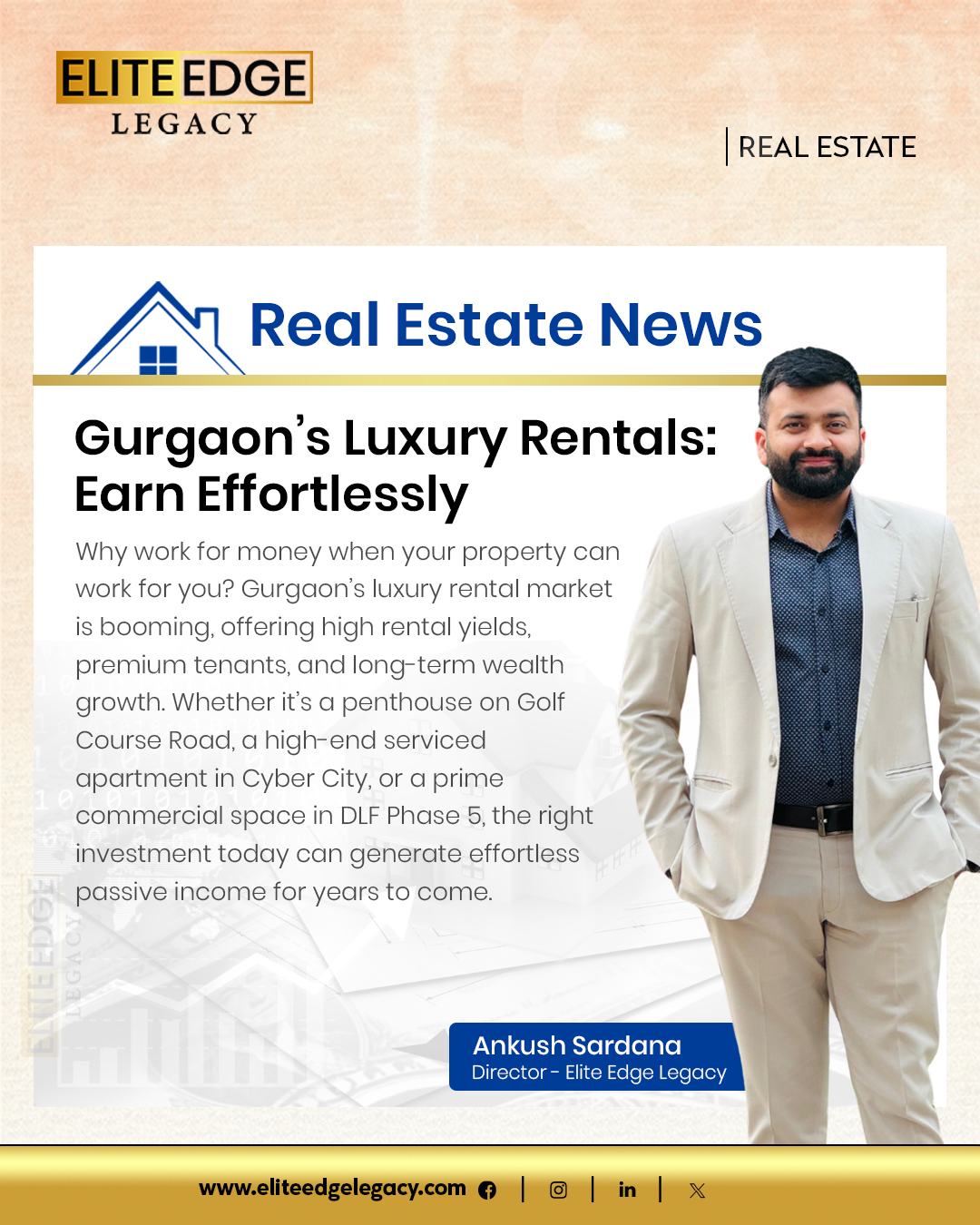 Gurgaon's Luxury Rentals: Earn Effortlessly