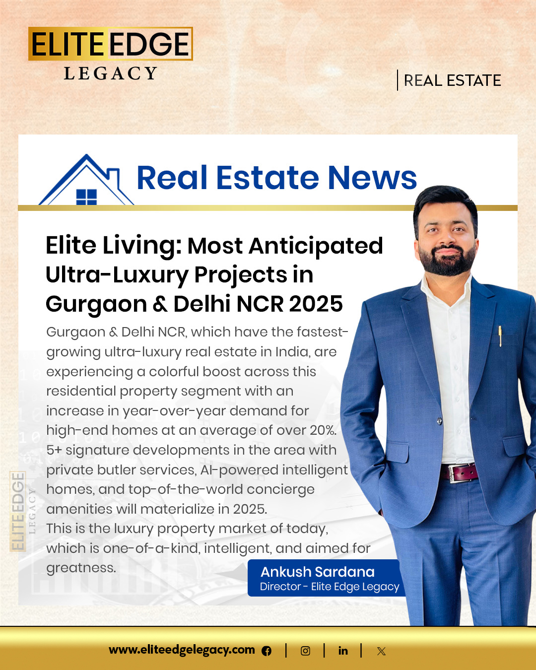 Elite Living: Most Anticipated Ultra-Luxury Projects in Gurgaon & Delhi NCR 2025