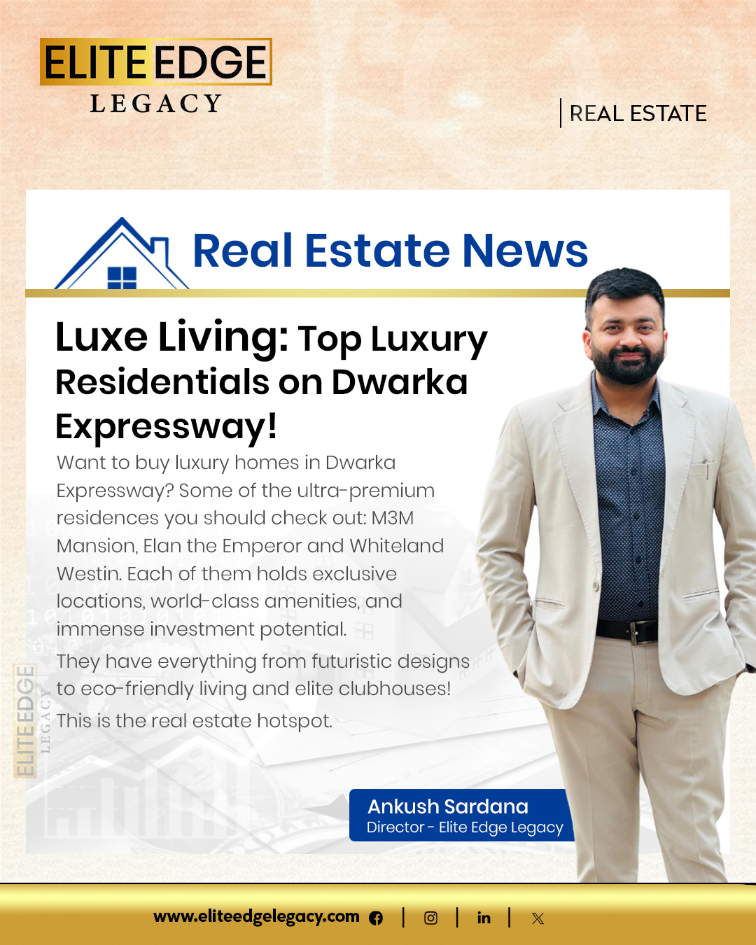 Luxe Living: Top Luxury Residential On Dwarka Expressway